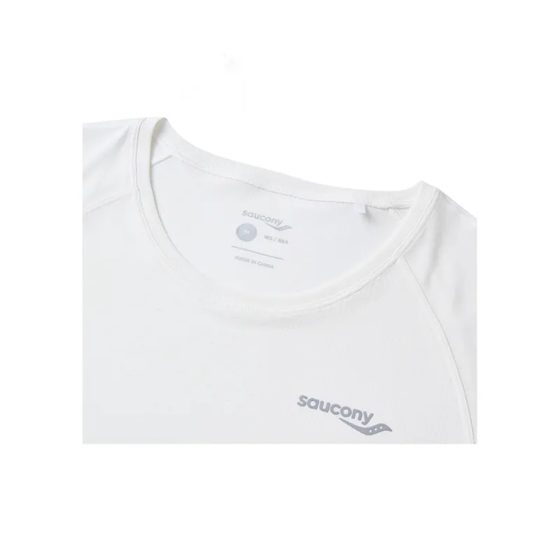Saucony T Shirt Women's Pearl White-2