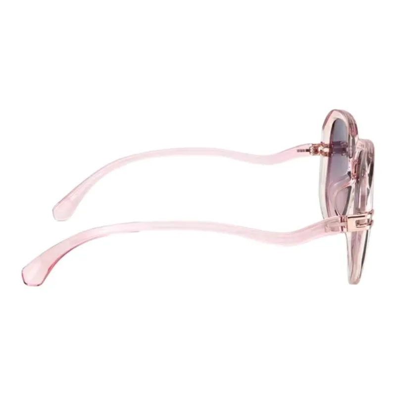JINS TR/Memory Plastic Square Sunglasses Women's Pink-2