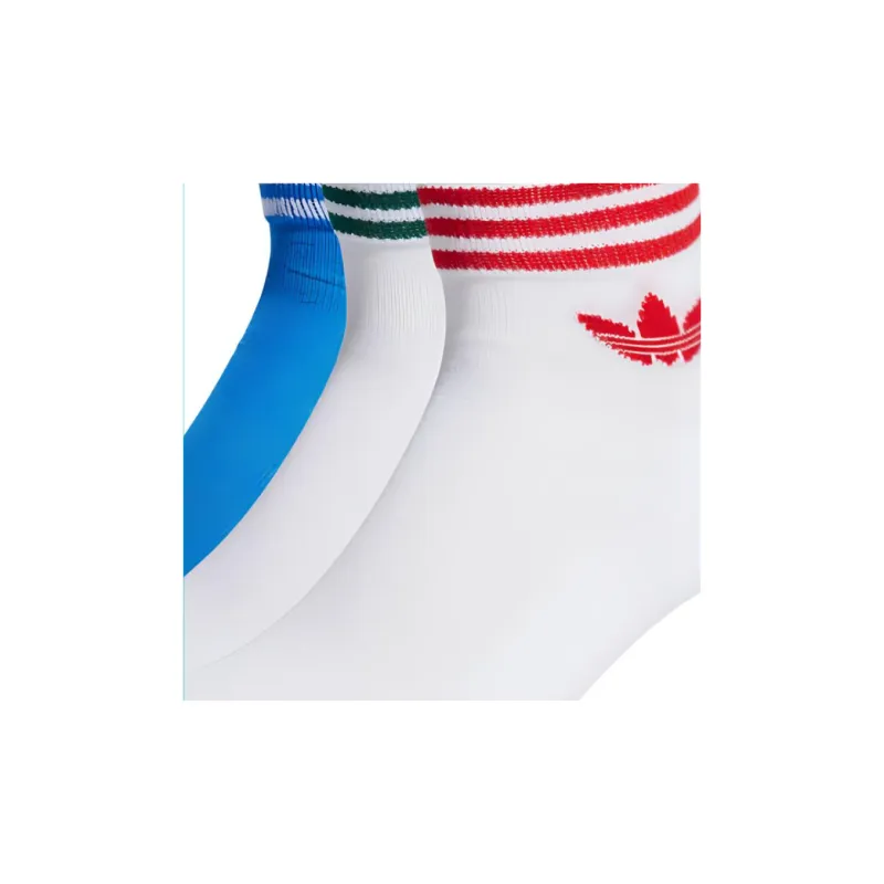 Adidas Originals ADICOLOR Series TREFOIL ANKLE SOCKS 3 PAIRS Ankle Socks Unisex 3 Pack-1