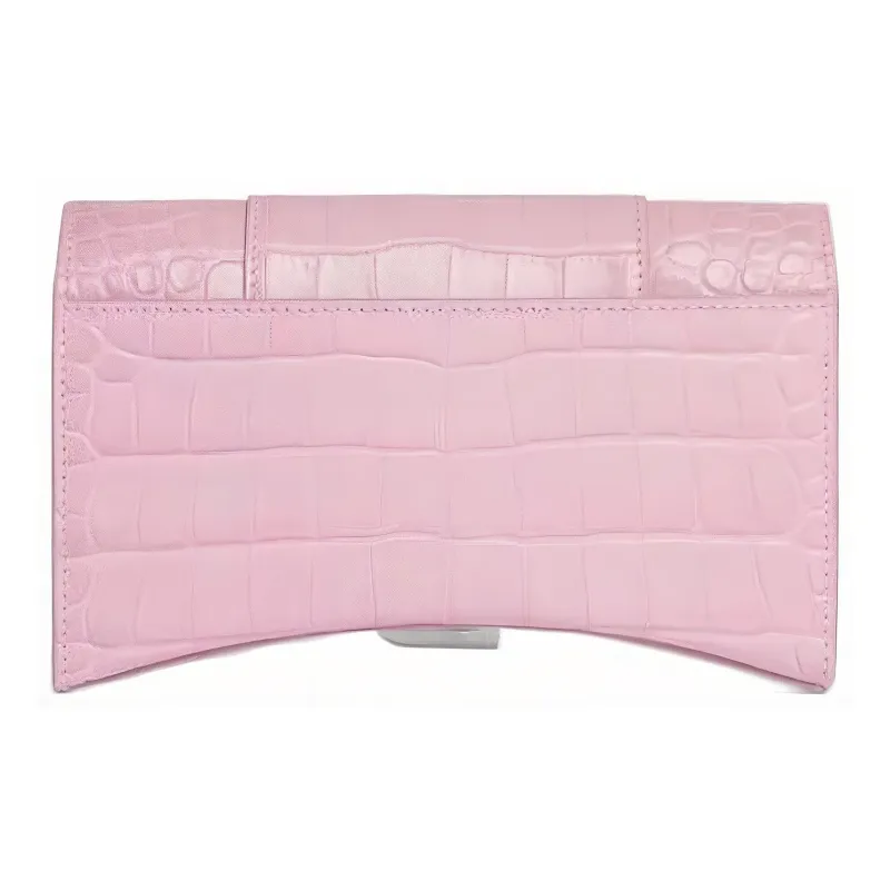 Balenciaga Calfskin Shoulder Bag Women's Pink-4