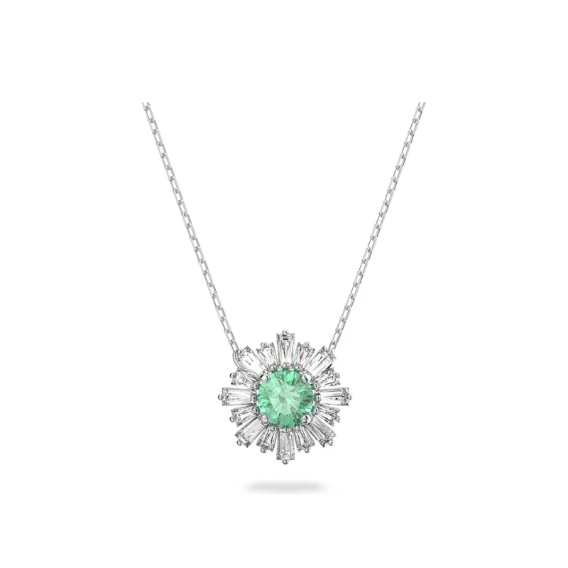 Swarovski Idyllia Rhodium-Plated Necklaces Women's-0