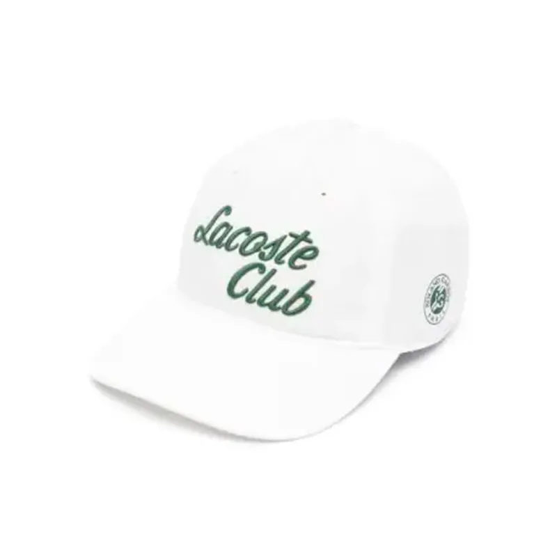 LACOSTE Cotton Baseball Caps Men's White-0
