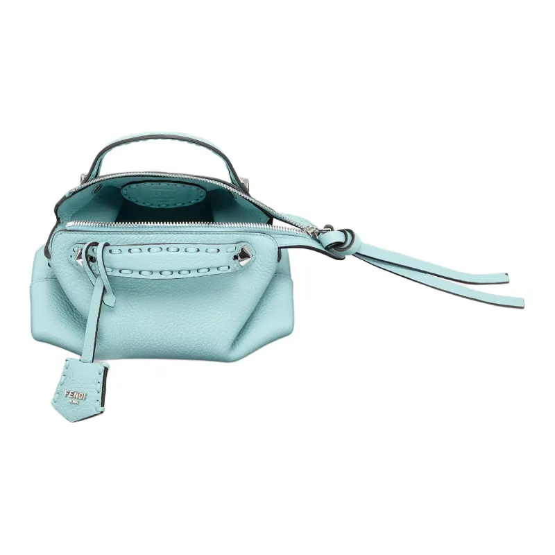FENDI Calfskin Handbag Mini Women's Light Blue-4