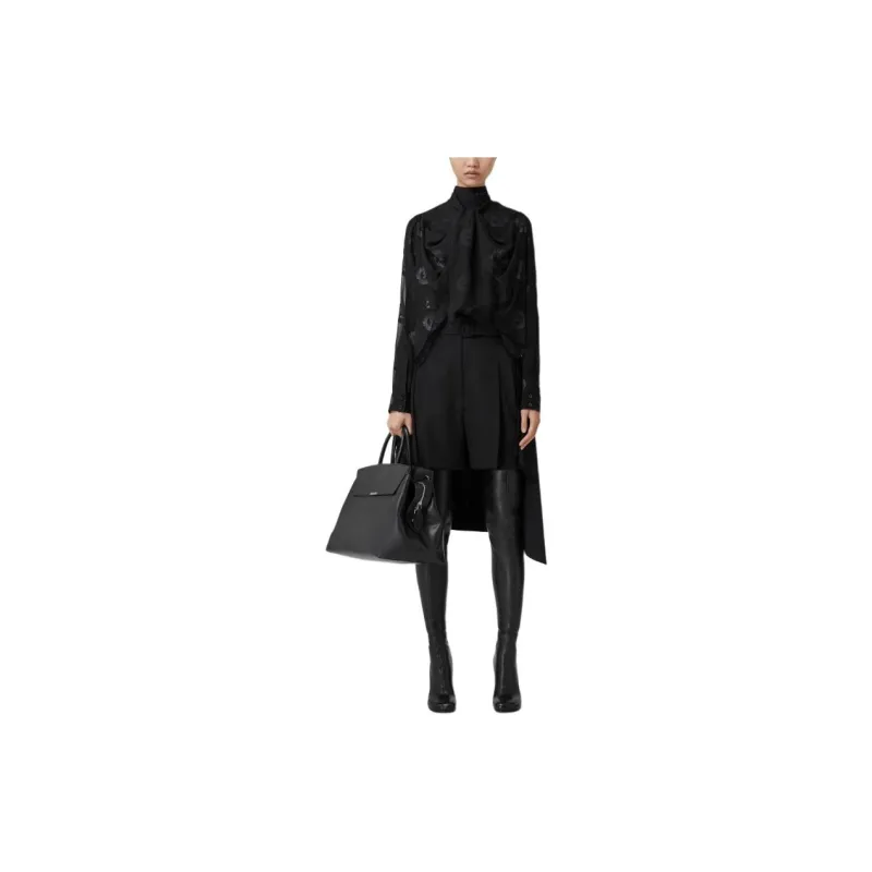 Burberry Equestrian Night Chiffon Blouse-1
