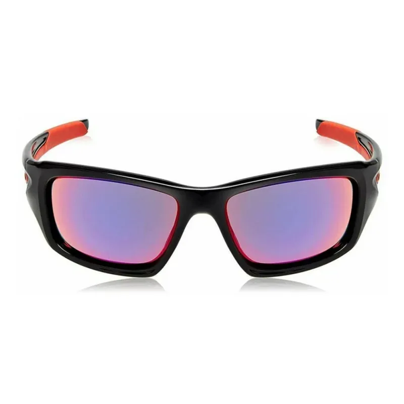 Oakley Plastic Irregular Shape Sunglasses Men's Black-1