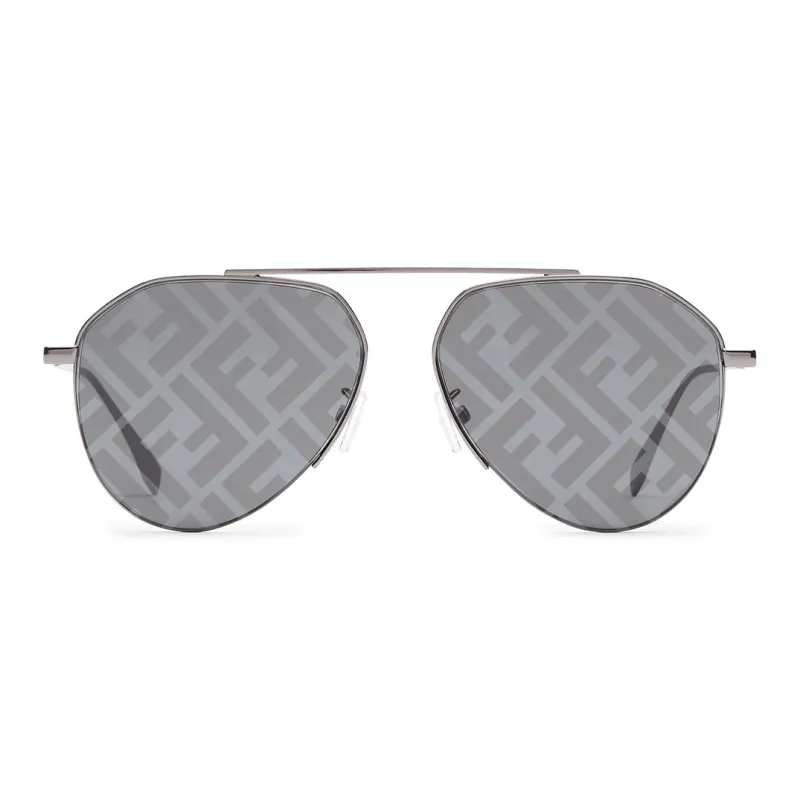 FENDI Sunglasses Men Silver-1