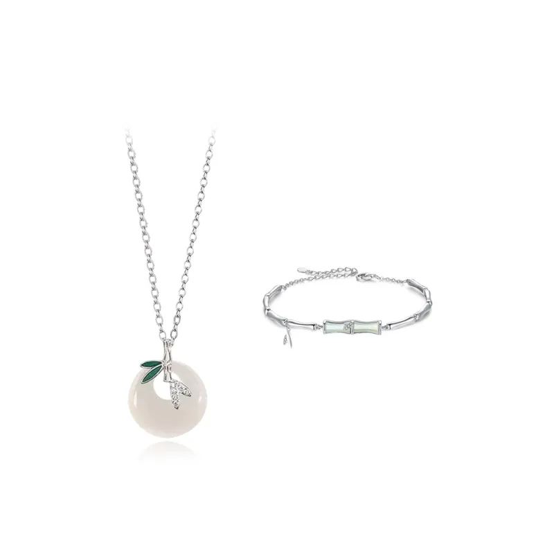 Inkopper Colored Glaze Necklaces Women's-9