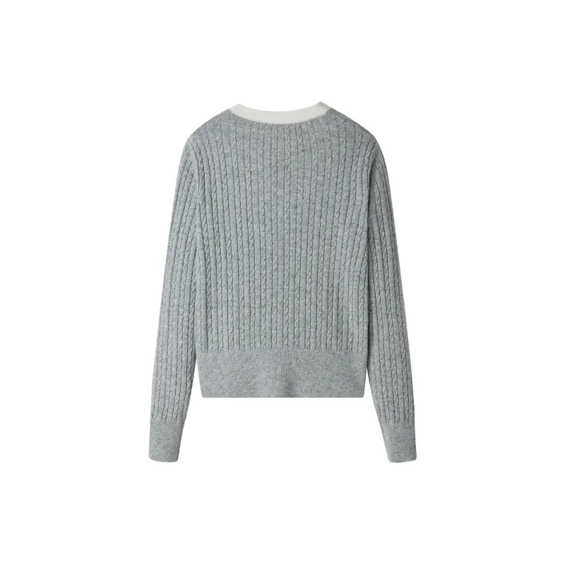 HLA Sweater Women's Heather Gray Y3-1