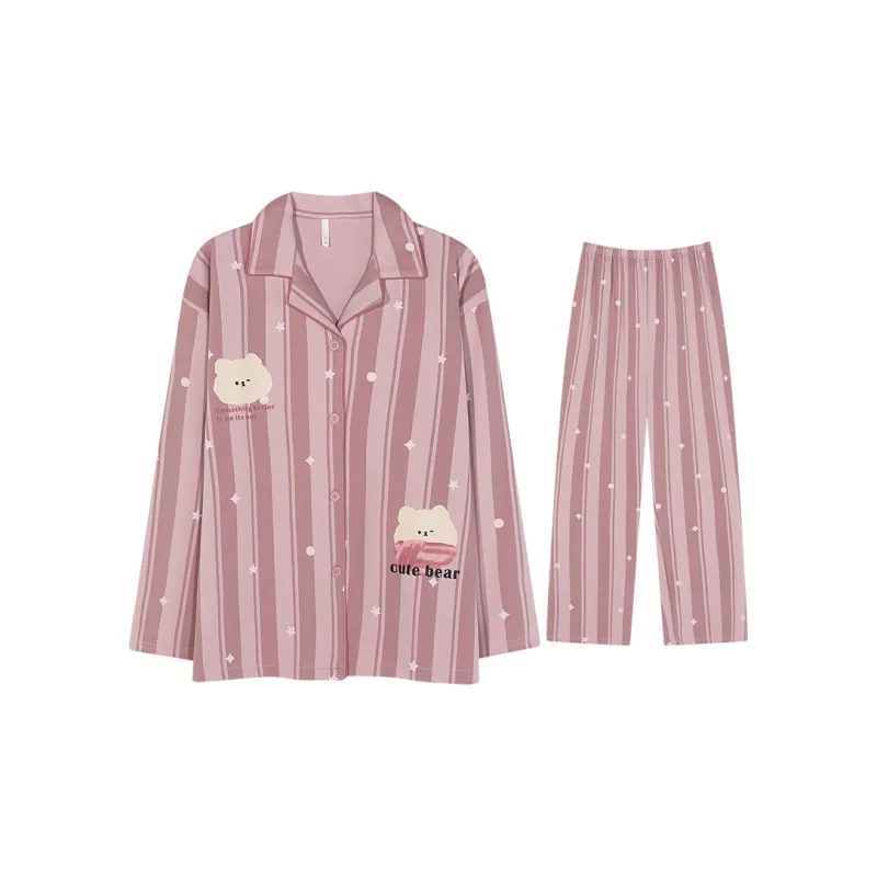 Lan Miao Pajama Set Women's Black-19