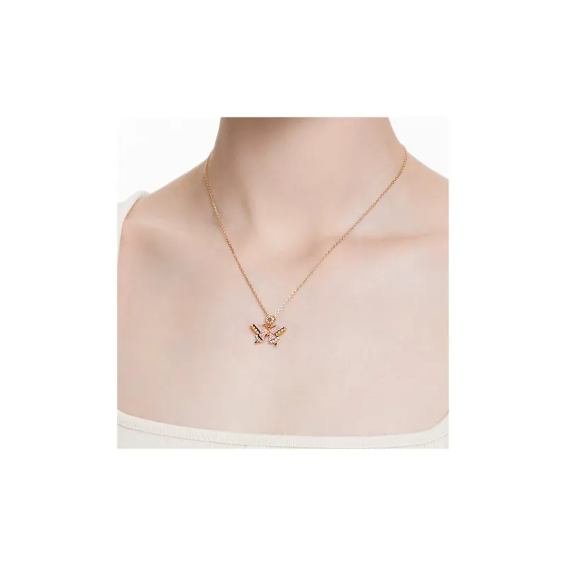 Swarovski Idyllia Butterfly-pendant Necklace-3