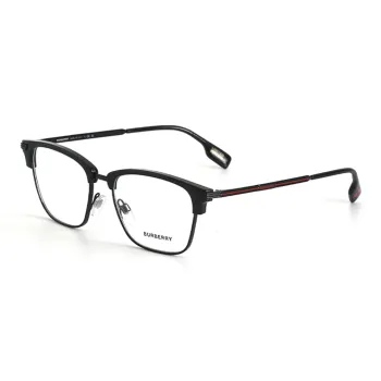 Burberry Plate Frame Square Eyeglass Frames Unisex