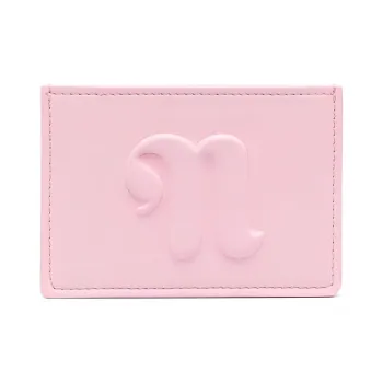 NANUSHKA Polyester Blend With Polyurethane Card Clip Card Holder Women's Light Pink