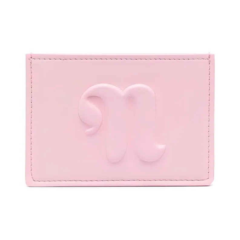 NANUSHKA Polyester Blend With Polyurethane Card Clip Card Holder Women's Light Pink-0