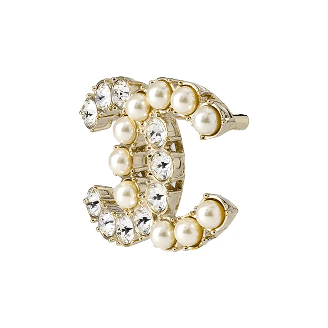 CHANEL Rhinestone Brooches Women's-0