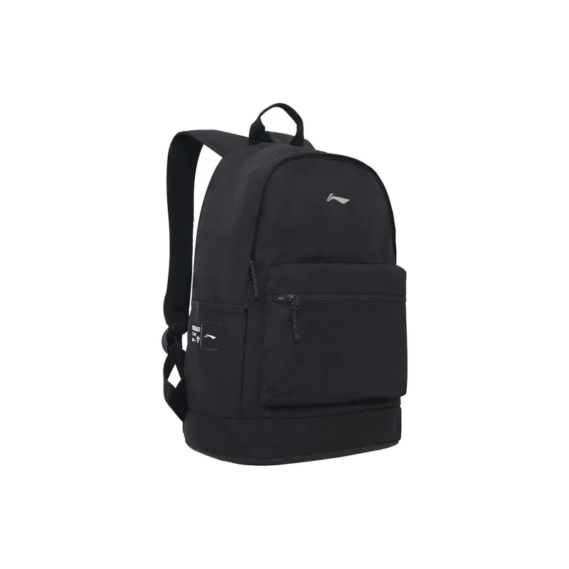 LiNing Polyester Backpack Unisex Black-1