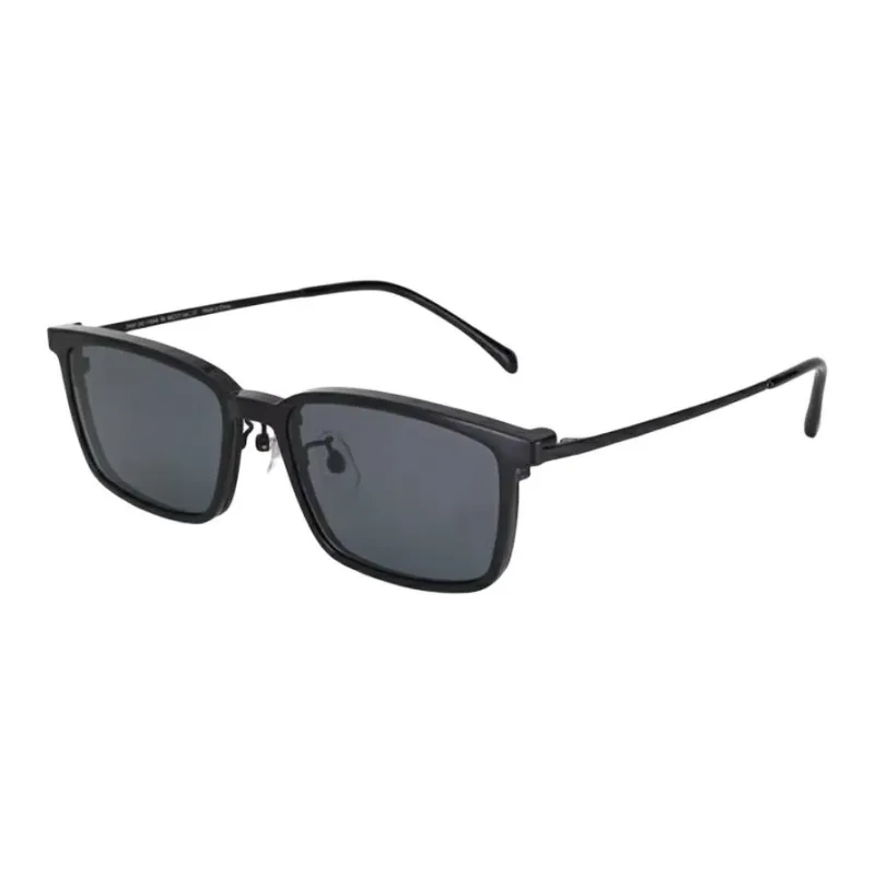 JINS Metal Square Sunglasses Unisex Black-0