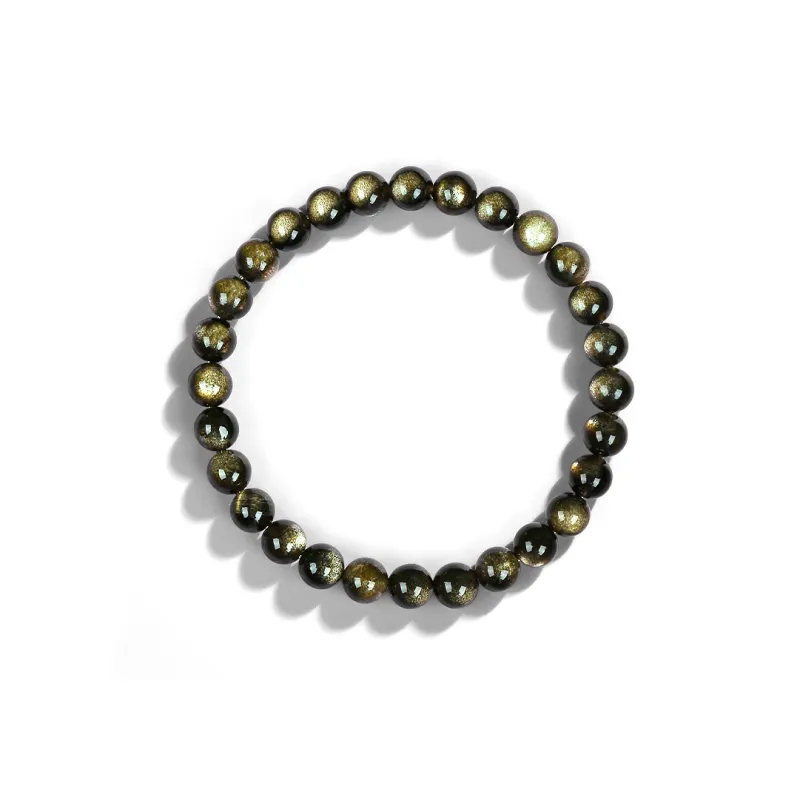 Moon Jewelry Obsidian Bracelets Unisex-0