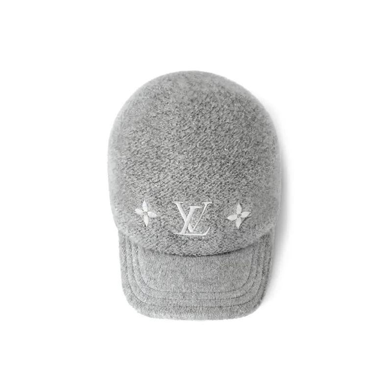 LOUIS VUITTON Wool, Polyamide Baseball Caps Women's Gray-2