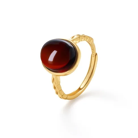 Amber Lollipop Natural Amber Rings Women's