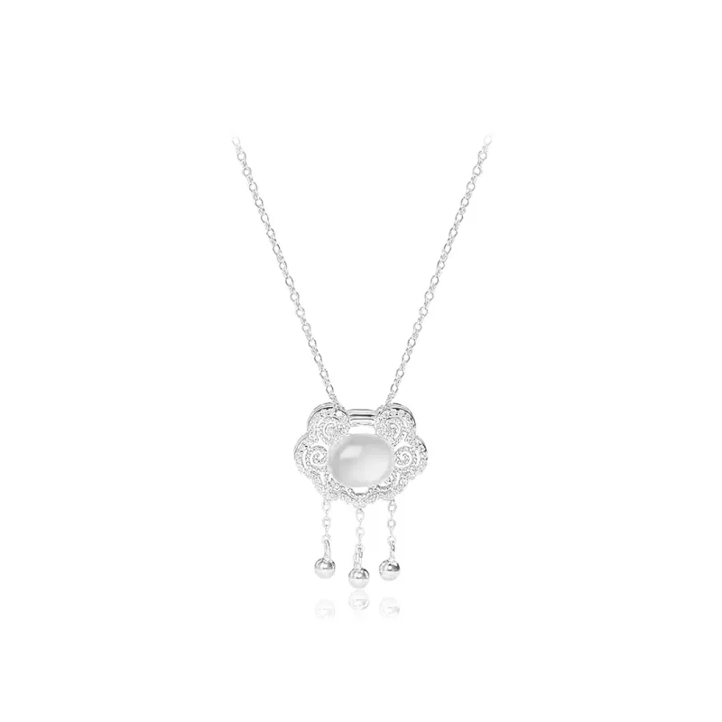 Jingleo Chalcedony Jade Necklaces Women's-1