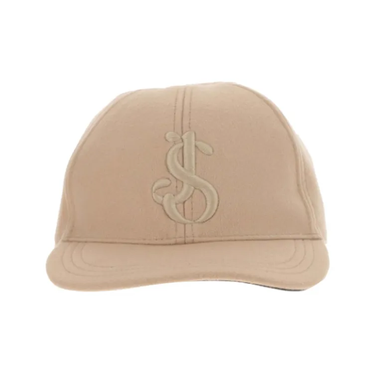 JIL SANDER Logo Embroidered Curved Peak Baseball Cap-1