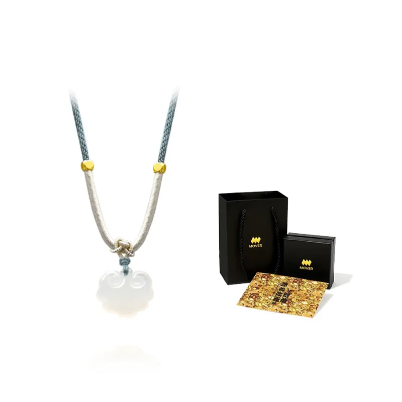 MOVER Chalcedony Jade Necklaces Unisex-4
