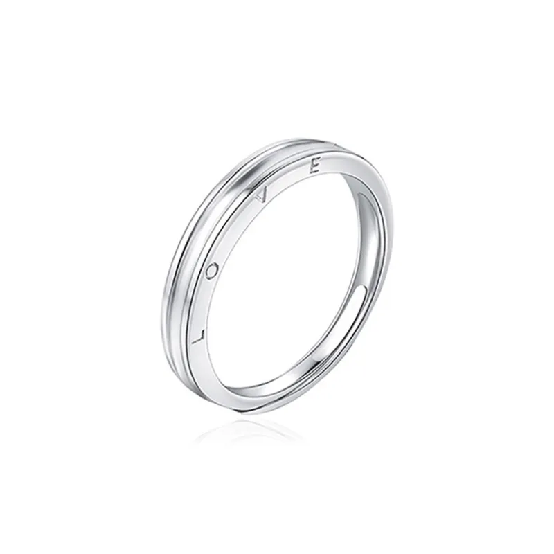 FANCI PT950 Platinum Rings Unisex-0