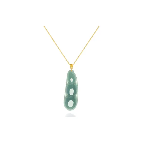 Far Mountain Joe Glutinous Jade Jadeite Necklaces Unisex