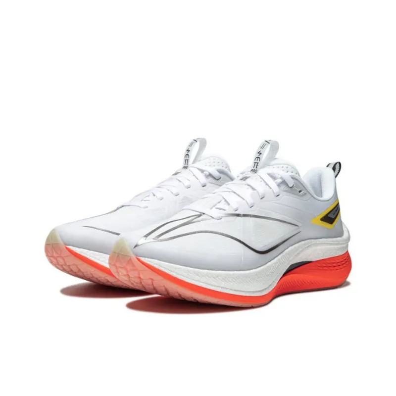 LiNing Red Hare 7 Pro Shock Absorbers With Slip Resistant Features Low Top Running Shoes Women's White Silver-2