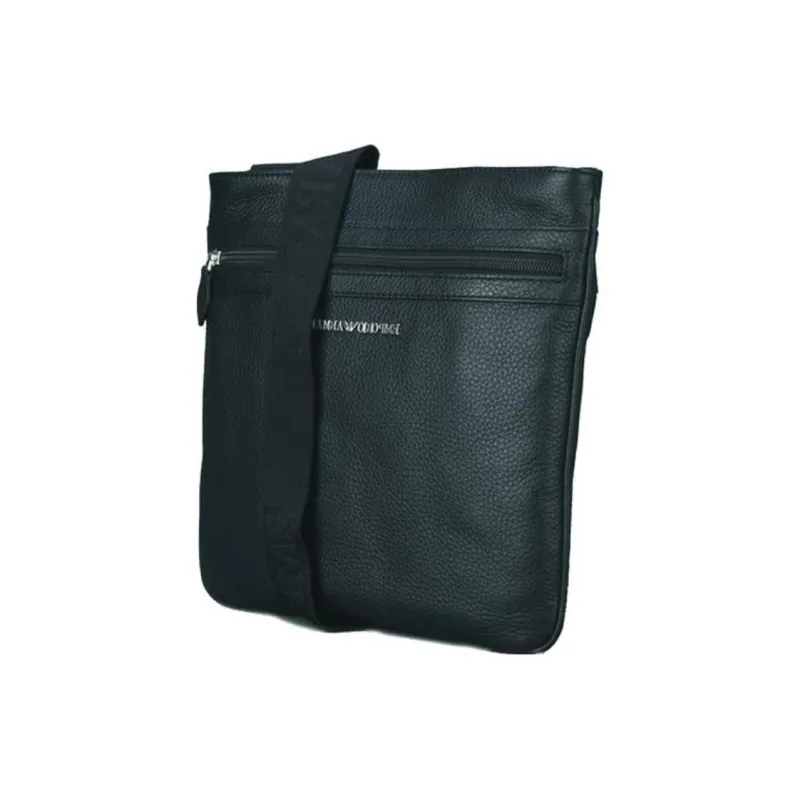 EMPORIO ARMANI Leather Messenger Bag, Shoulder Bag, Crossbody Bag Regular Men's Jasper-2