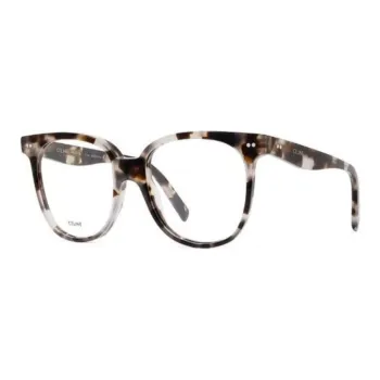 CELINE Plastic Square Eyeglass Frames Women's Gold