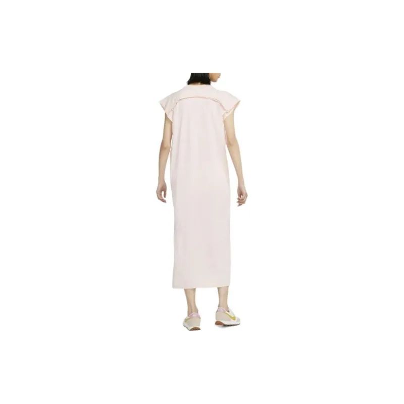 Nike Sleeveless Dress Women's Soft Orange-1