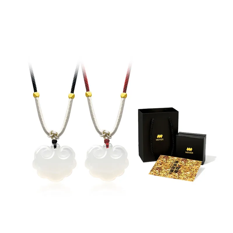 MOVER Chalcedony Jade Necklaces Unisex-6