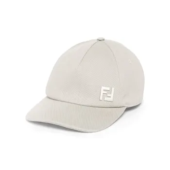 FENDI Logo Plaque Baseball Cap