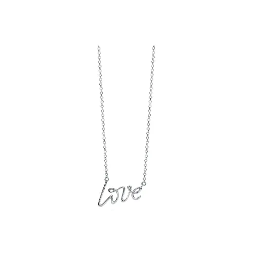 TIFFANY & CO. Necklaces Women's Silver