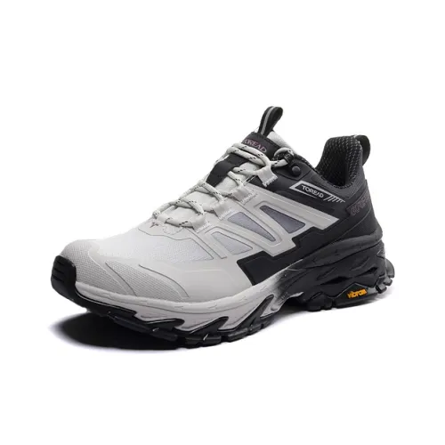 TOREAD Anti Slip Wear Resistant Low Top Trekking Shoes Women's Gray Black