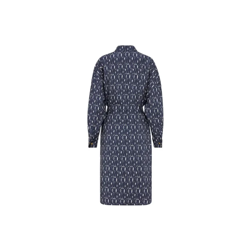 DIOR Long Sleeved Dress Women's Blue-1