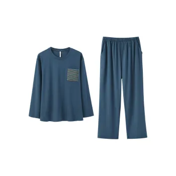 Aannsfam Pajama Set Men's Smoky Blue