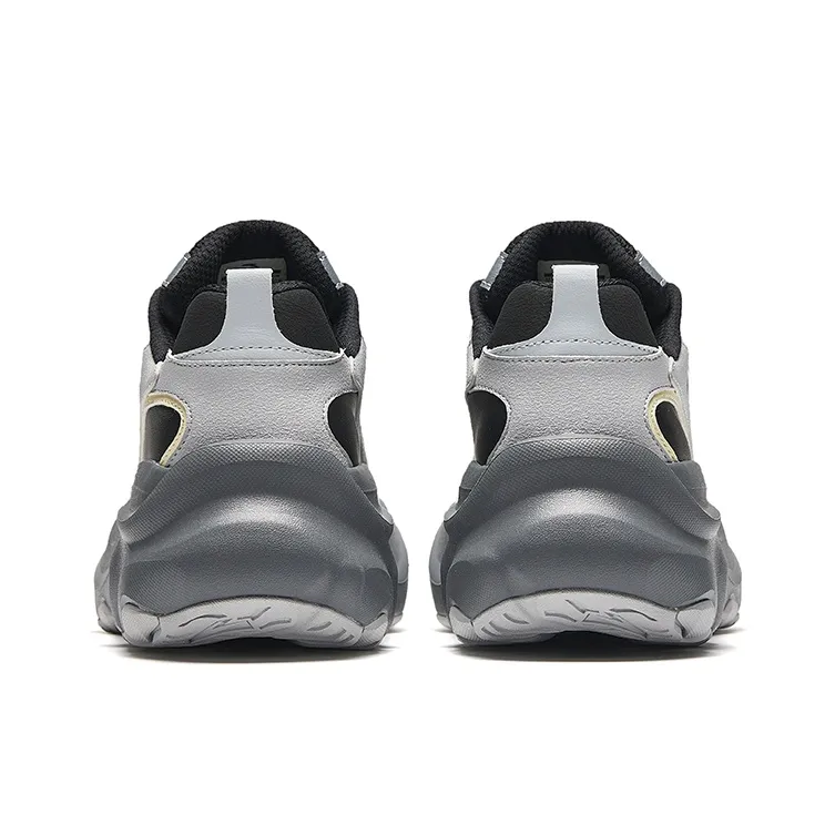 Anta Meowth Shoes 5 Anti-Slip Wear-Resistant Low-Top Casual Shoes Women's Gray Black-3
