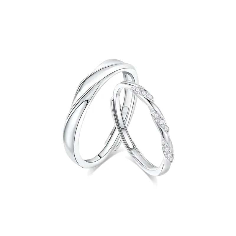 MISS TOOYA S999 Fine Silver Rings Unisex-12