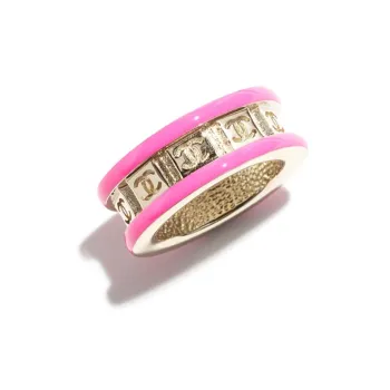 CHANEL Metal Rings Women's Pink