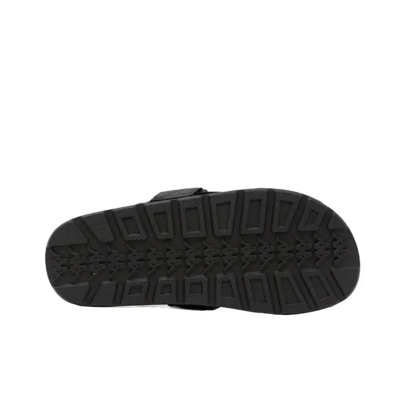 Kappa Strap Sandals Low Heel < 3cm Unisex Black-6