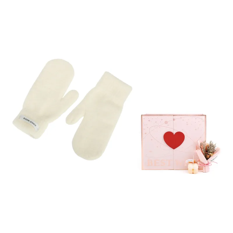 MUSTKOO Knit Gloves Women's-3