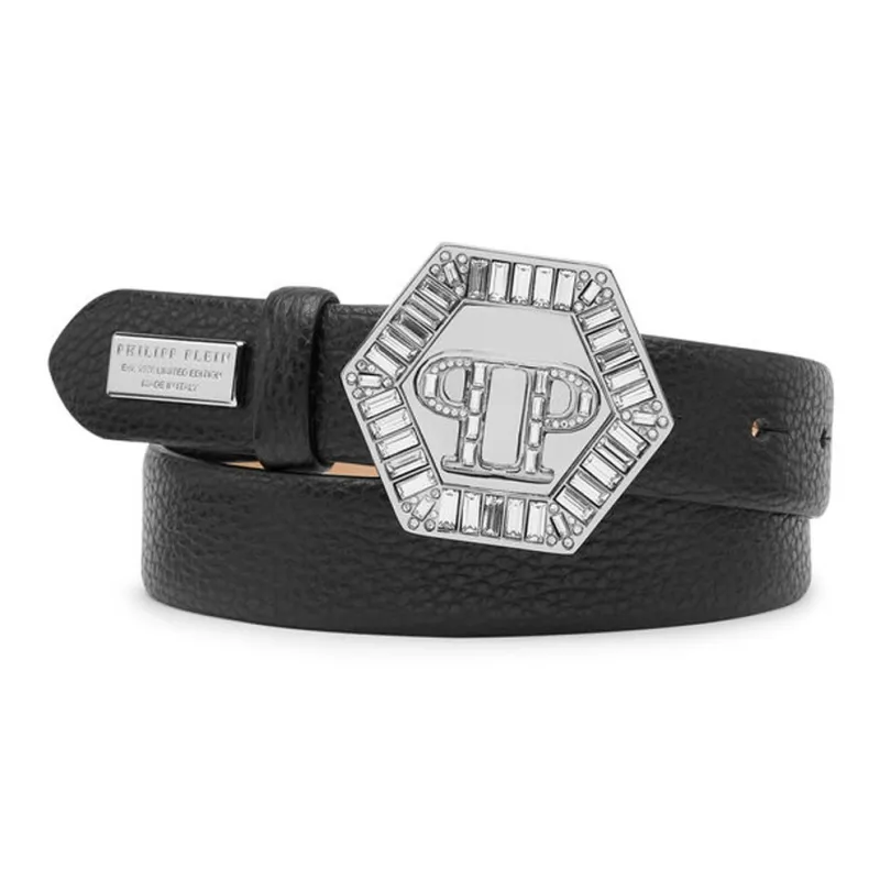 PHILIPP PLEIN Logo buckle Belt-0