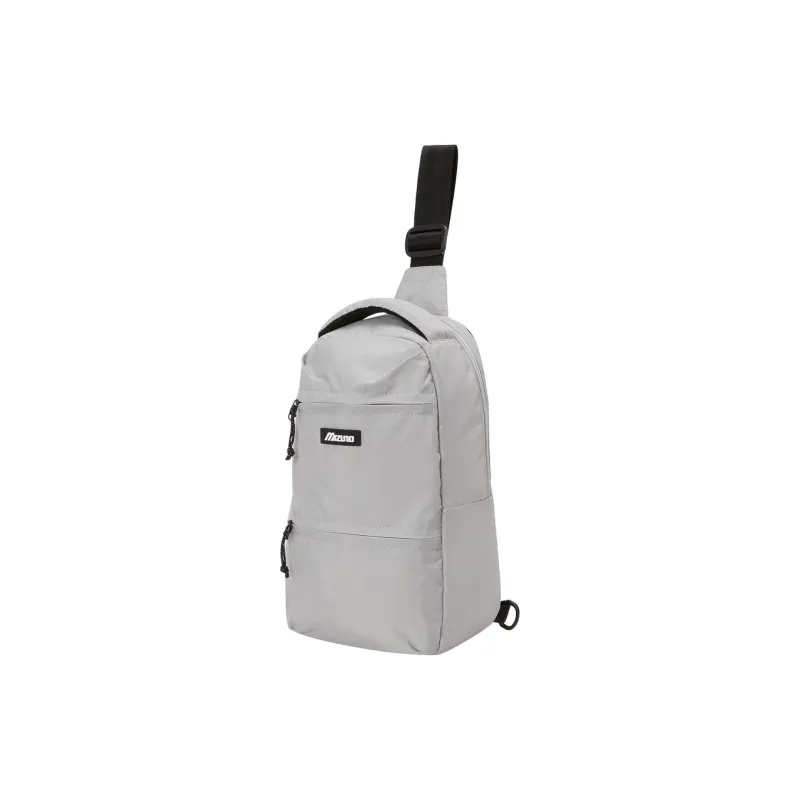 Mizuno Nylon Crossbody Bag Regular Unisex Gray-1