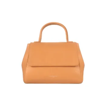 Le Parmentier Genuine Leather Embossed Shoulder Bag Crossbody Bag Handbag Regular Women's Apricot