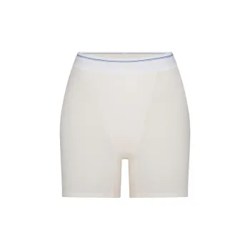 SKIMS FW24 Cotton Collection COTTON RIB BOXER Boxer Shorts Women's Marble Stripe/Marble Stripes