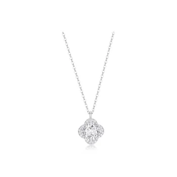 KADER 925 Sterling Silver Moissanite Necklaces Women's