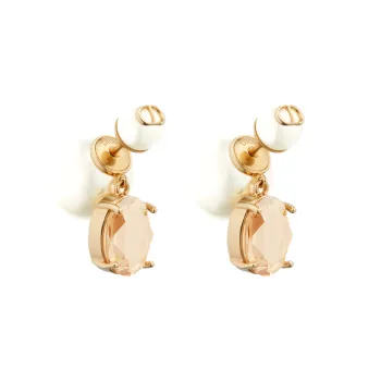 DIOR Metal Earrings Women's Gold