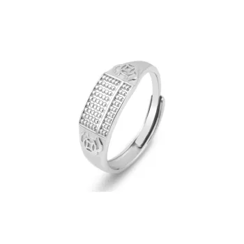 MAGICPOLE 925 Sterling Silver Rings Men's Silver
